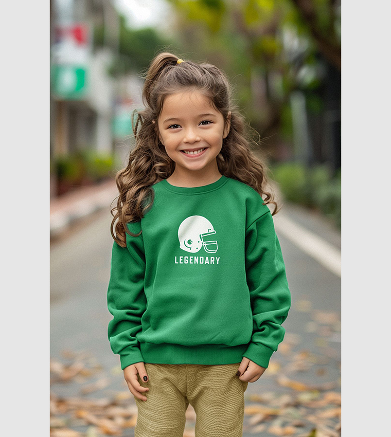 Printed Knitted Sweatshirt