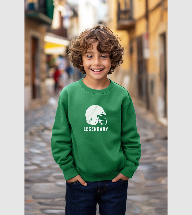 Printed Knitted Sweatshirt