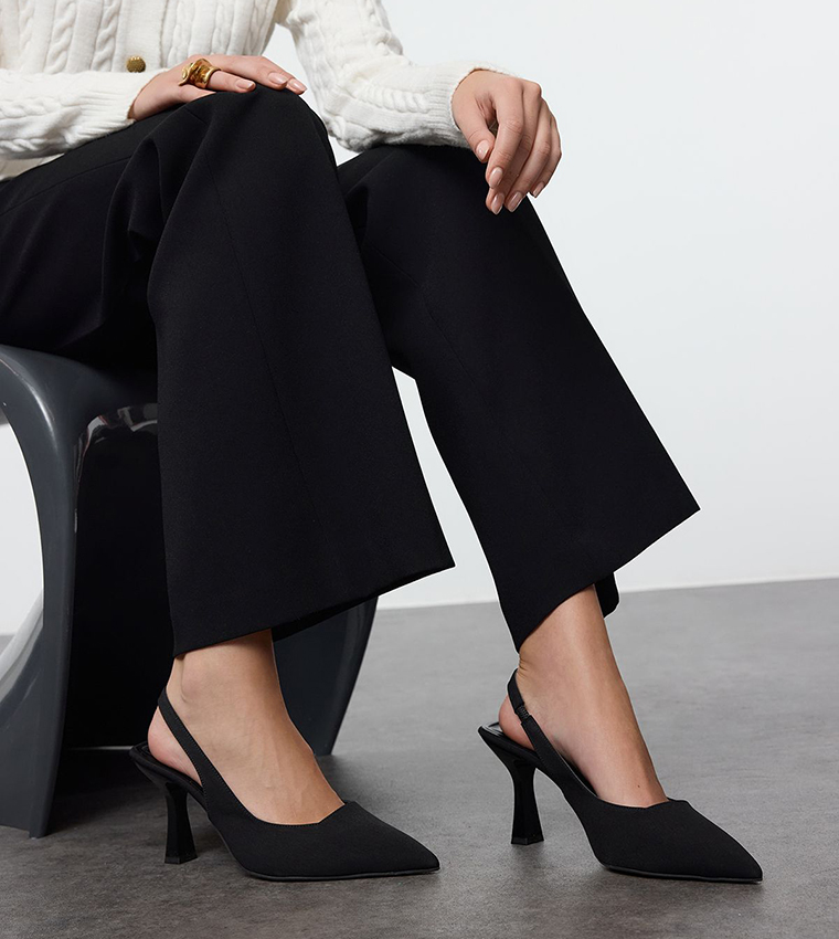 Pointed Toe Slingback Pumps