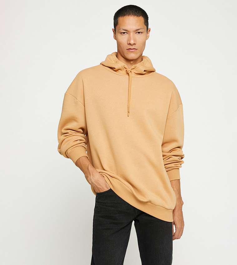 Oversized 2025 tan hoodie