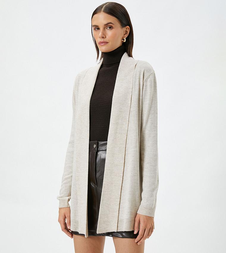 Oversized shawl collar on sale cardigan