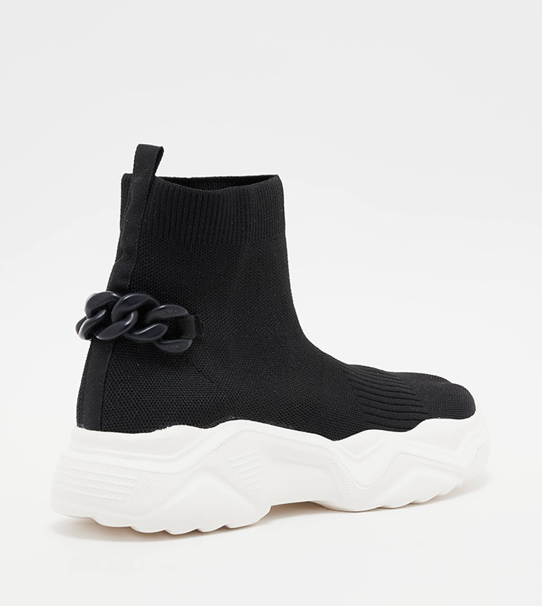 Chunky sole hot sale sock sneakers