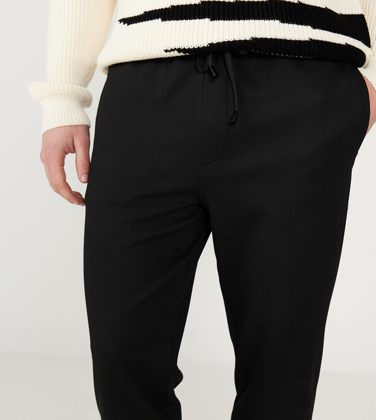Knitted Straight Fit Trousers