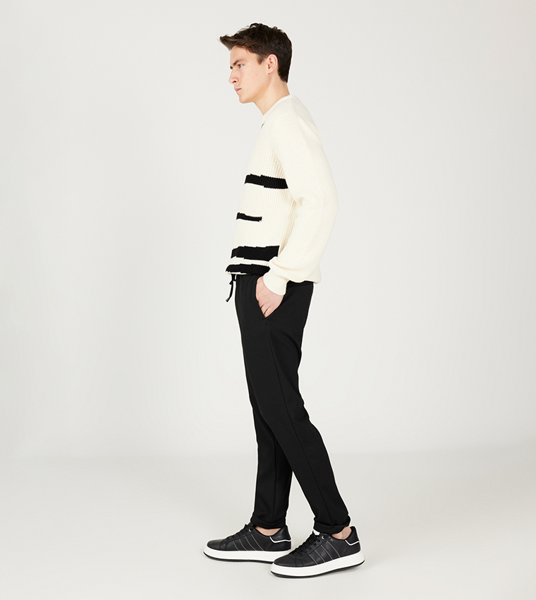 Knitted Straight Fit Trousers
