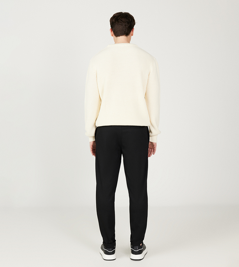 Knitted Straight Fit Trousers