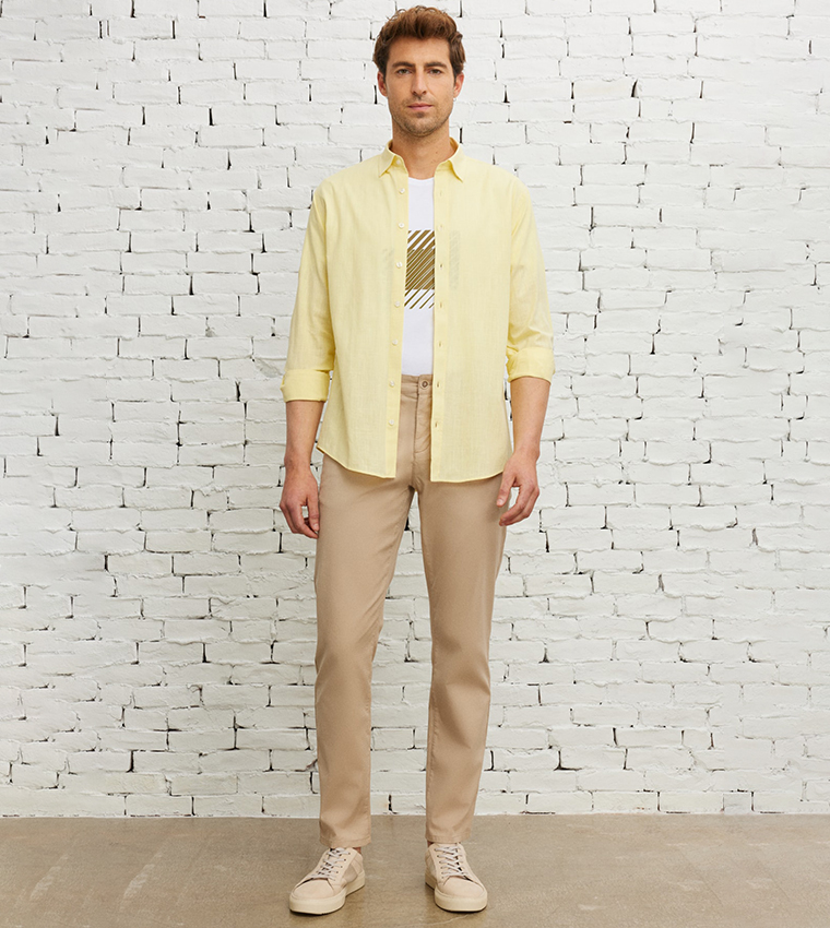 Solid Long Sleeves Shirt
