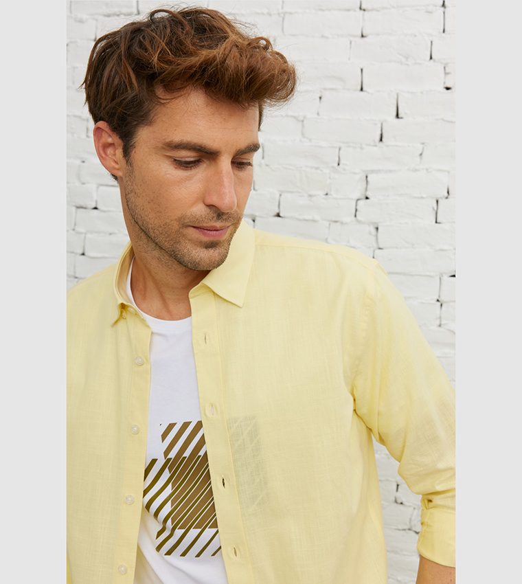 Solid Long Sleeves Shirt