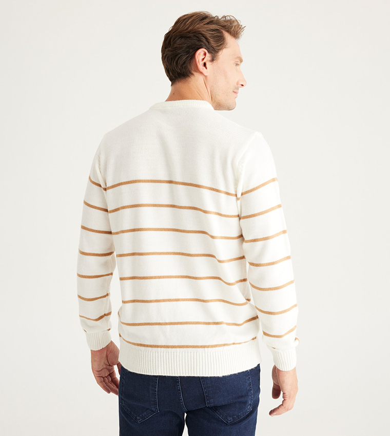Striped Crew Neck Sweater