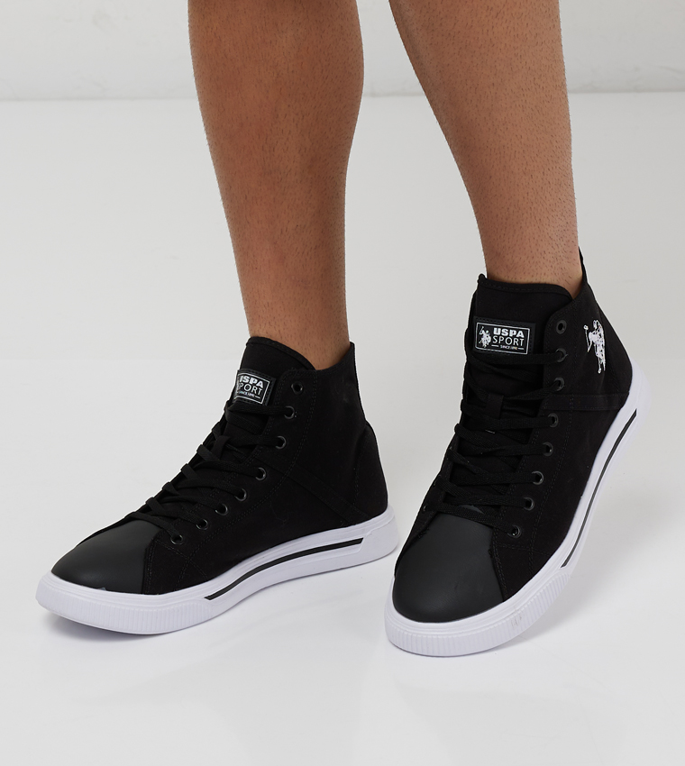 Buy Polo SOCRATES 3FX Lace Up Sneakers In Black