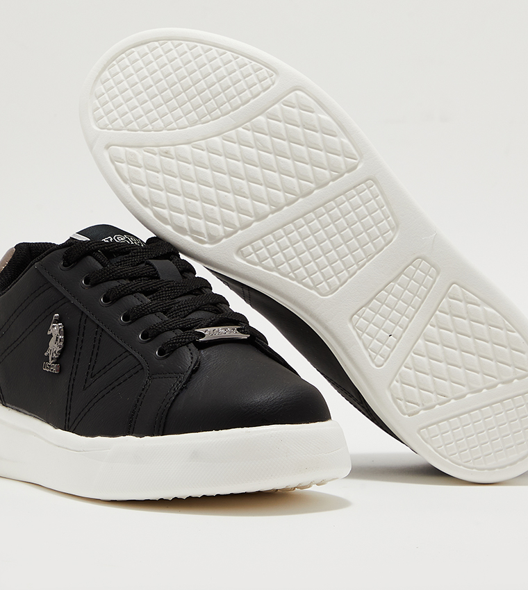 EXXY 3FX Logo Detail Low Top Sneakers