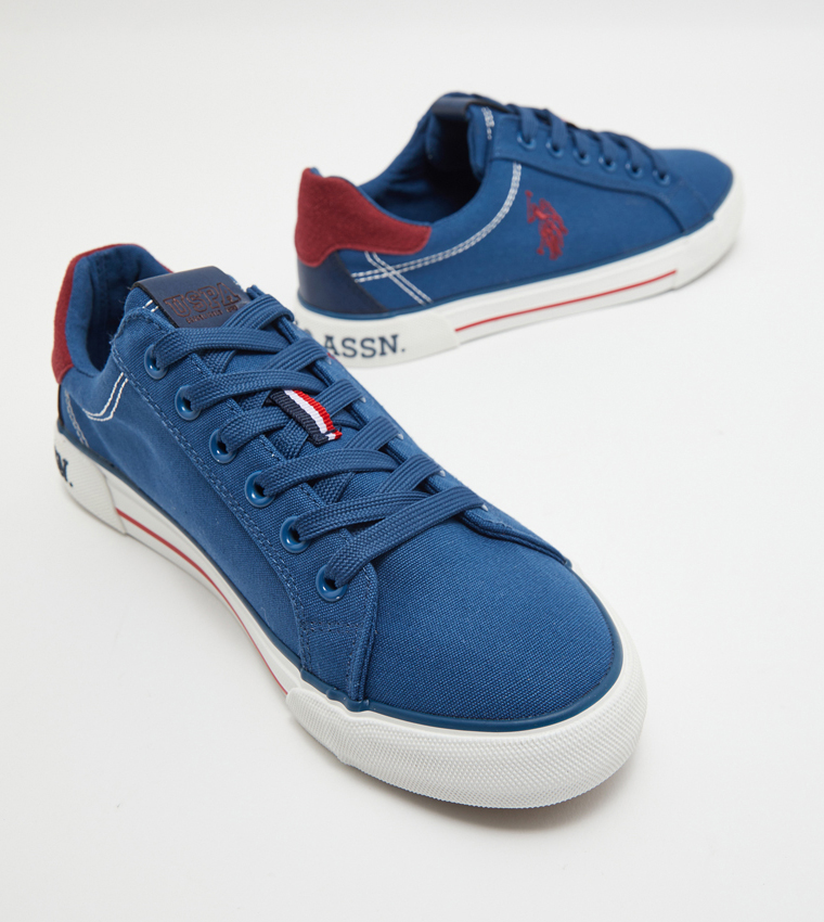 Us polo canvas store shoes