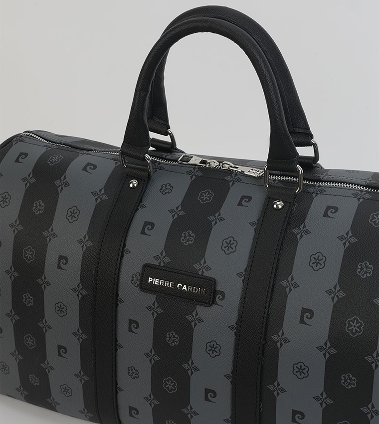 Buy Pierre Cardin Patterned Duffle Bag In Black 6thStreet UAE