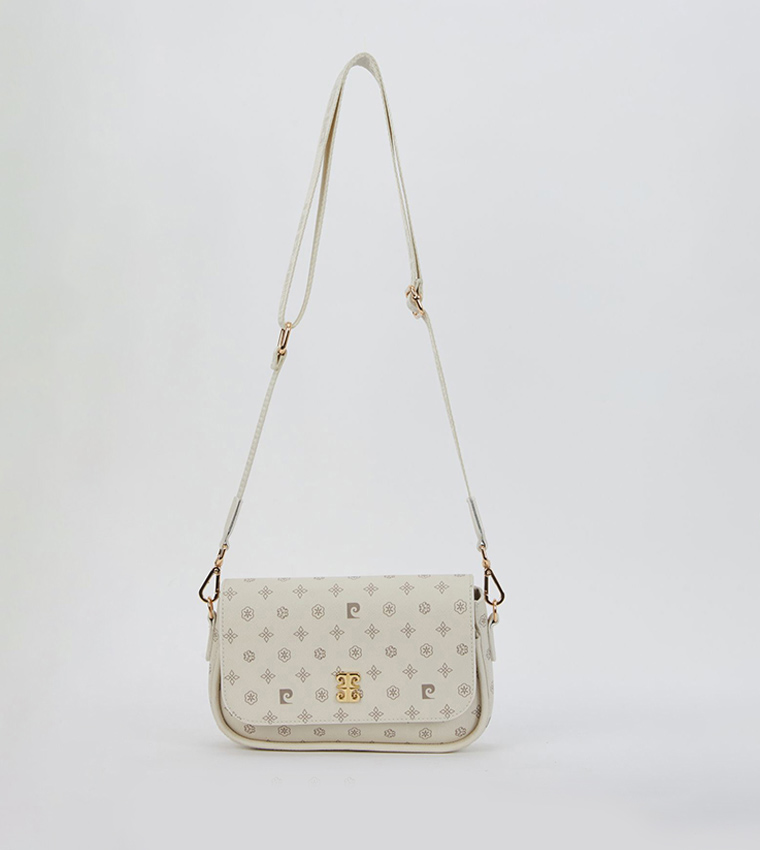 Textured Flap Crossbody Bag