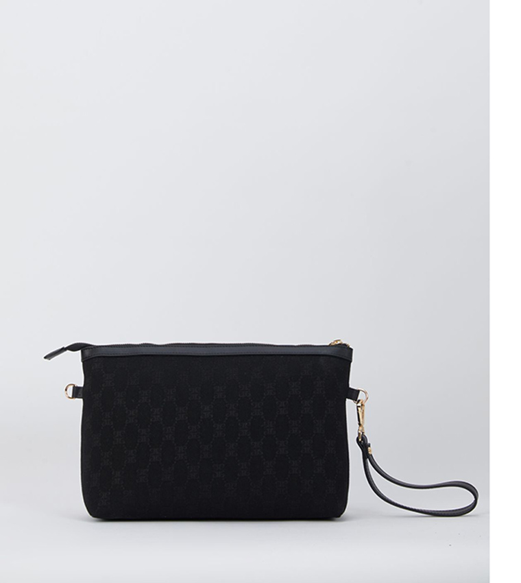 Printed Clutch with Wristlet