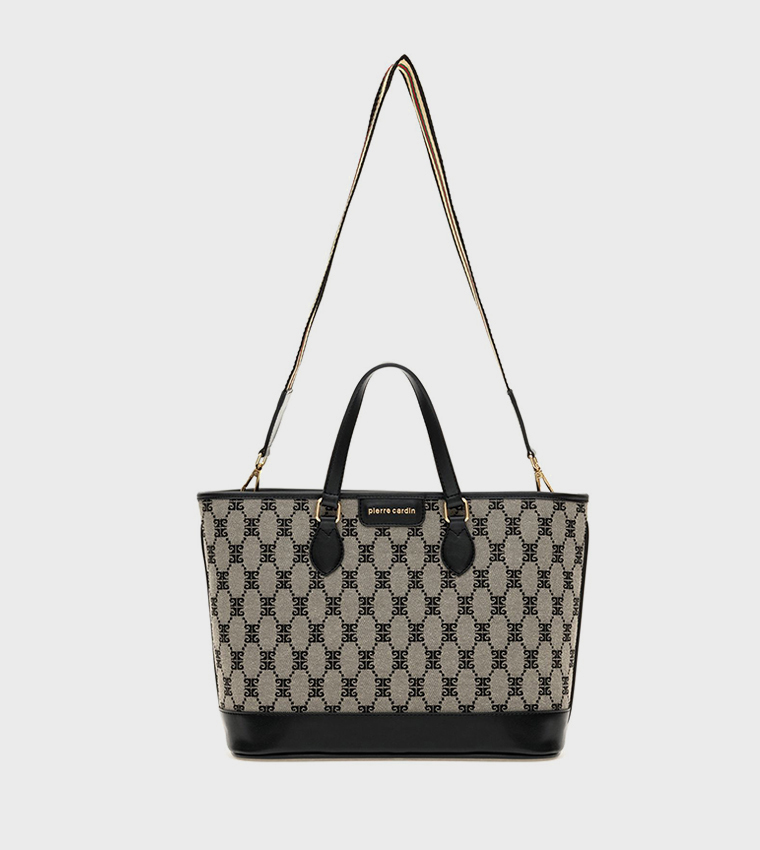 Buy Pierre Cardin Monogram Patterned Tote Bag In Multiple Colors