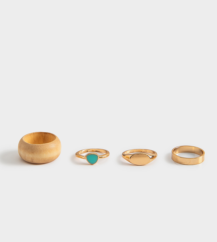 Buy Koton Multipack Rings In Green | 6thStreet UAE