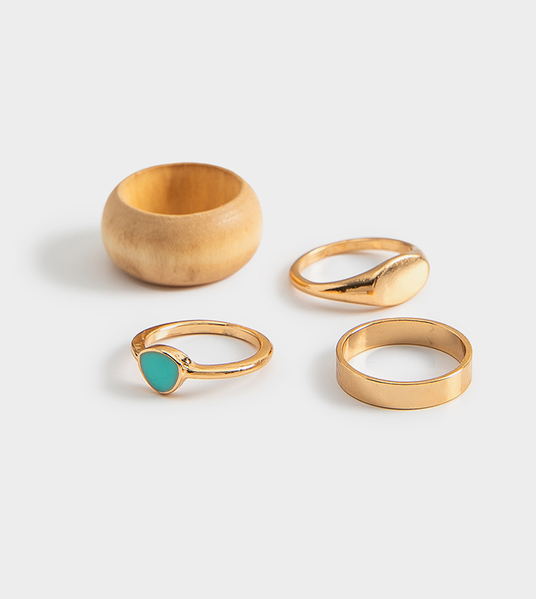 Buy Koton Multipack Rings In Green | 6thStreet UAE