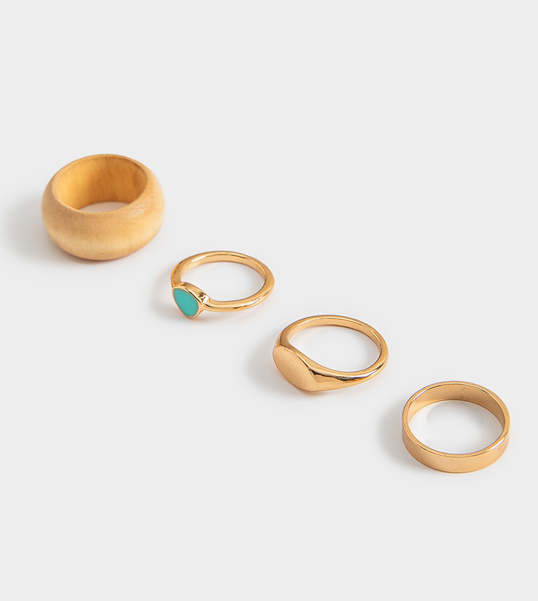 Buy Koton Multipack Rings In Green | 6thStreet UAE