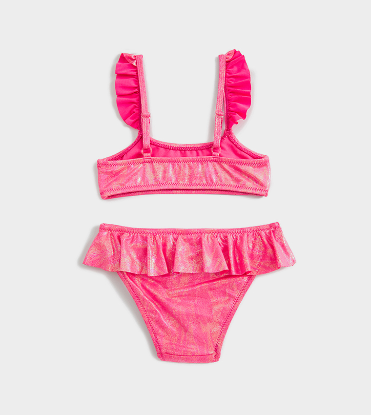 Costumi Da Bagno Interi Sexy Koton Removable Strappy Halter Neck Ruffle