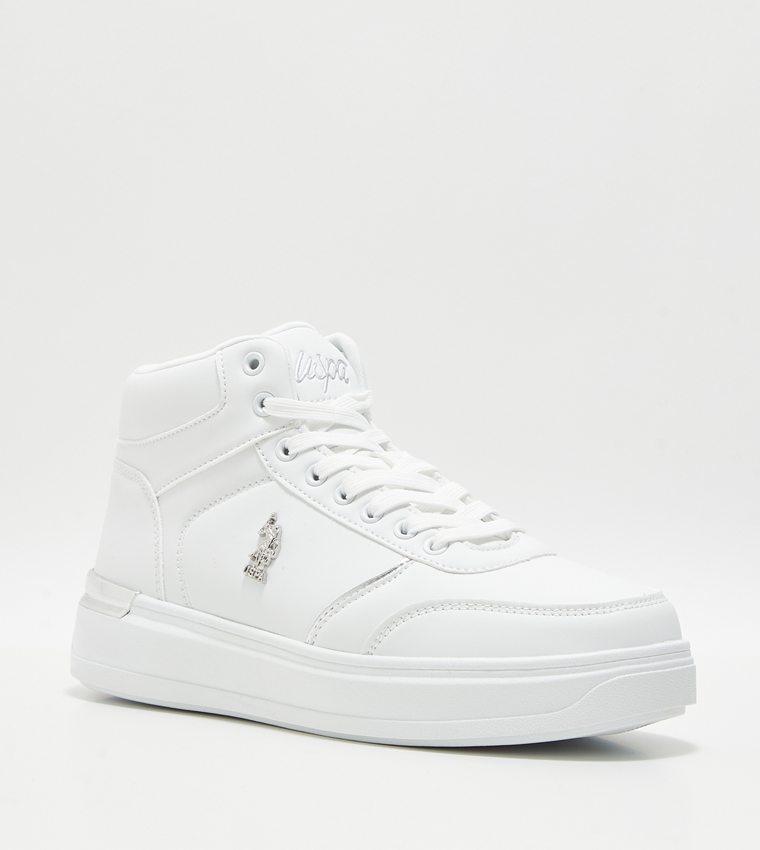 Buy U.S. Polo Assn. 3F ALON 3PR High Top Sneakers In White | 6thStreet ...