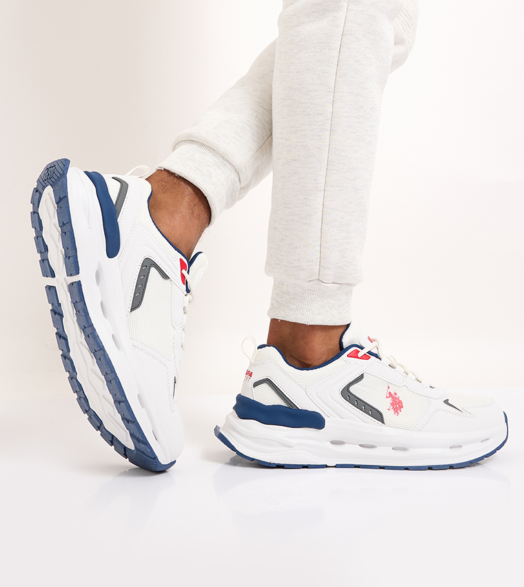 JACKY Color Block Lace Up Sneakers
