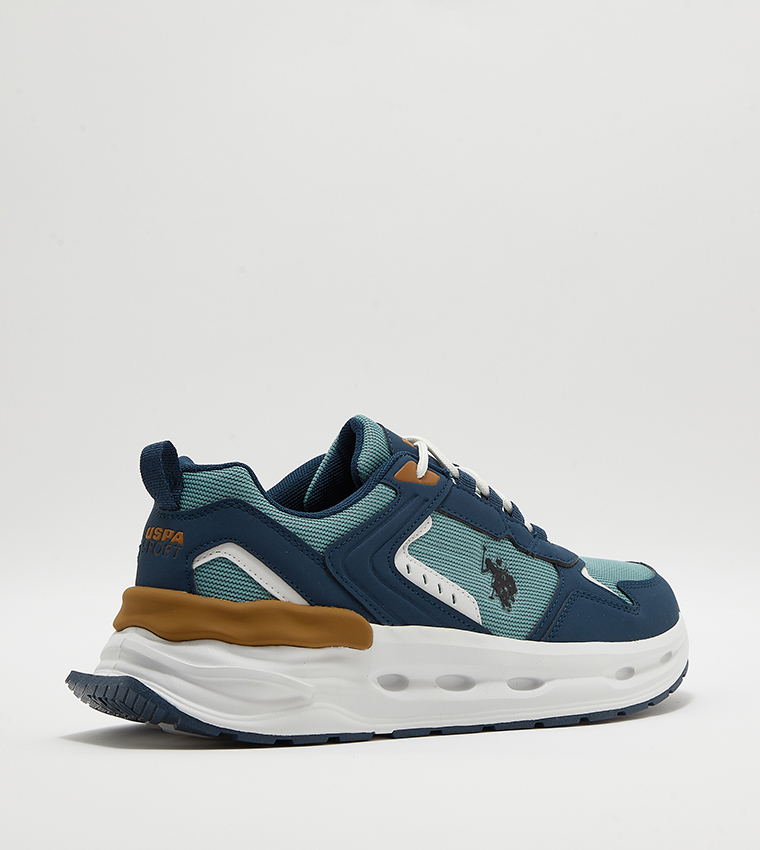 JACKY Color Block Lace Up Sneakers