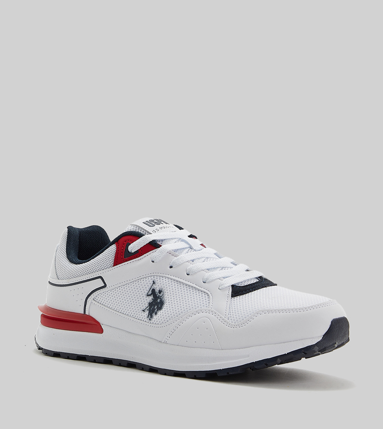 MARTIN Mesh Detail Lace Up Sneakers