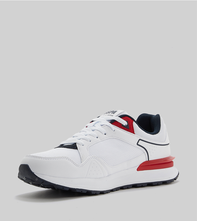 MARTIN Mesh Detail Lace Up Sneakers