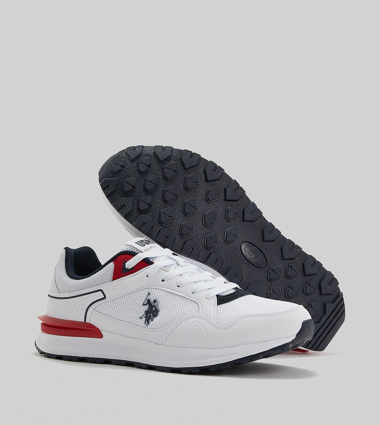 MARTIN Mesh Detail Lace Up Sneakers