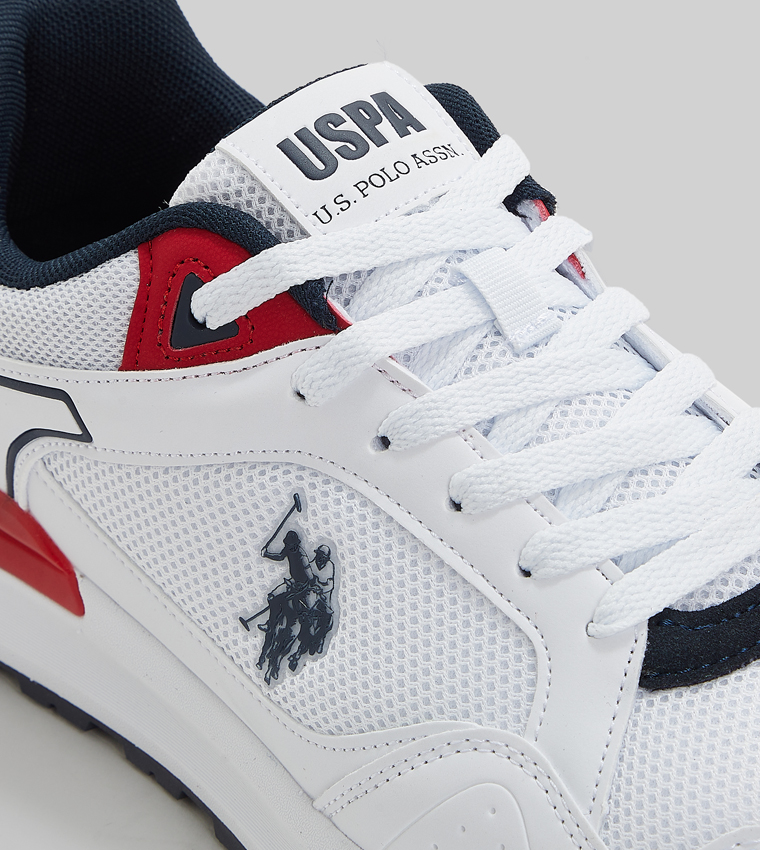 MARTIN Mesh Detail Lace Up Sneakers