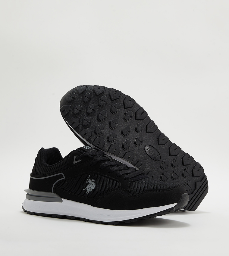 MARTIN Mesh Detail Lace Up Sneakers