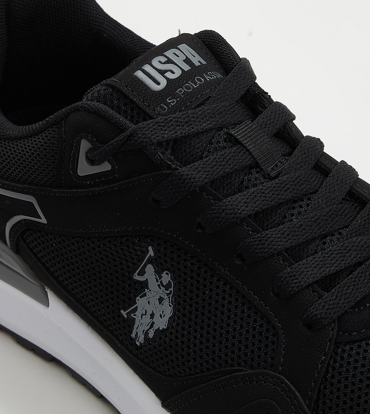 MARTIN Mesh Detail Lace Up Sneakers