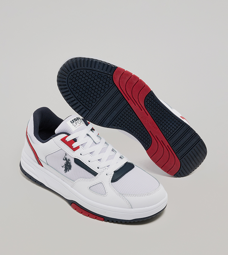 MYSTERIO1 Logo Detail Lace-Up Sneakers