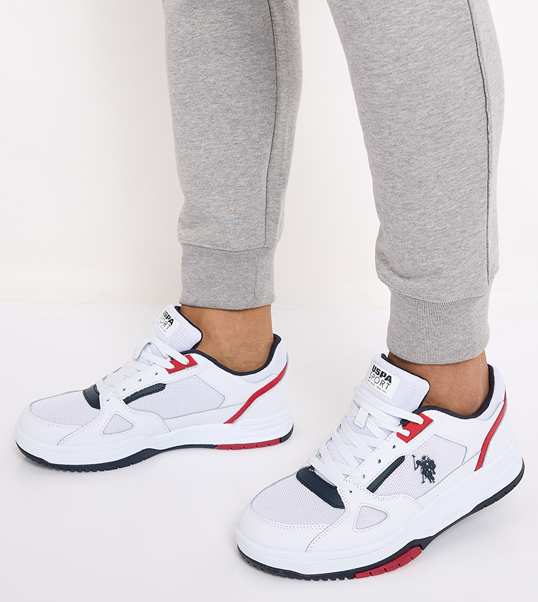 MYSTERIO1 Logo Detail Lace-Up Sneakers