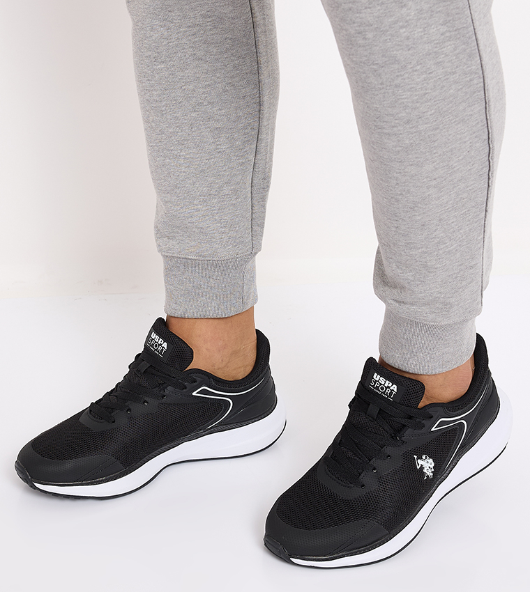 PASIFIC Logo Detail Lace-Up Sneakers