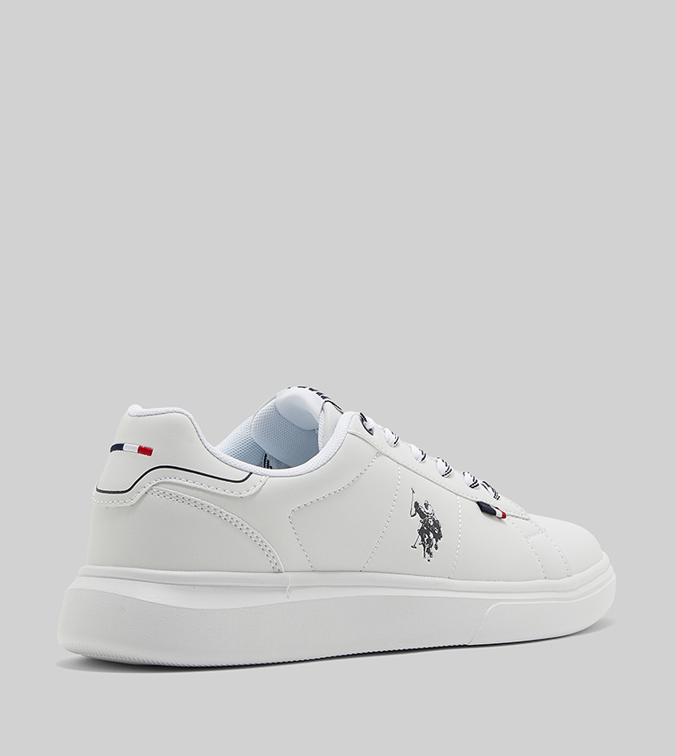 4M ARES Logo Detail Lace Up Sneakers