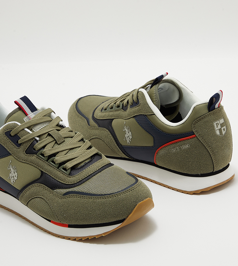MEDI Color Block Lace Up Sneakers
