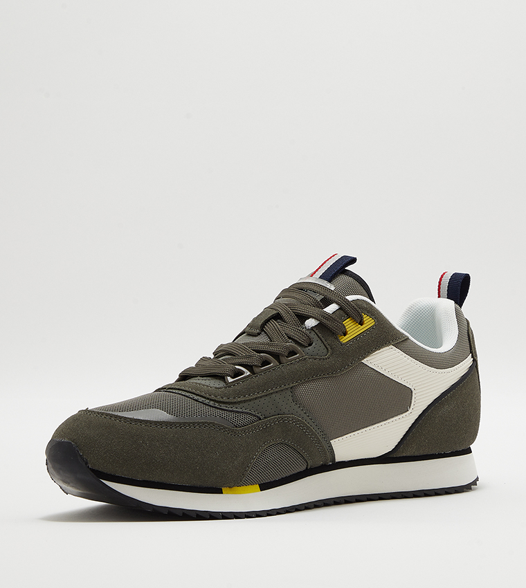 MEDI Color Block Lace Up Sneakers