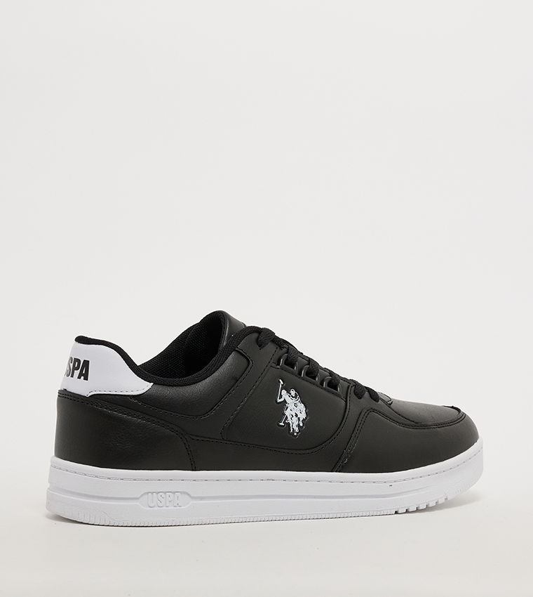 DENNIS Logo Detail Lace-Up Sneakers