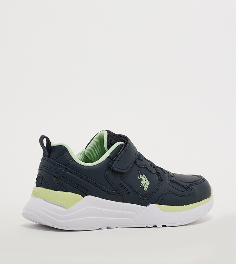 INTER Logo Detail Velcro Sneakers