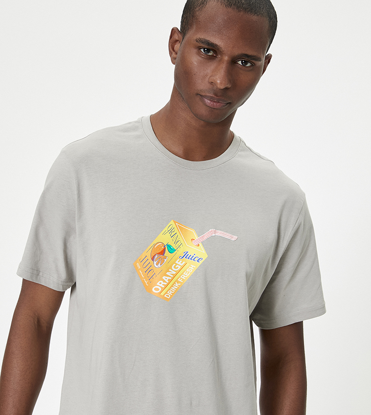 Graphic Printed Crew Neck T-Shirt