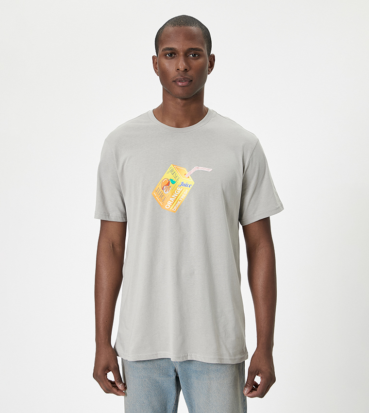 Graphic Printed Crew Neck T-Shirt