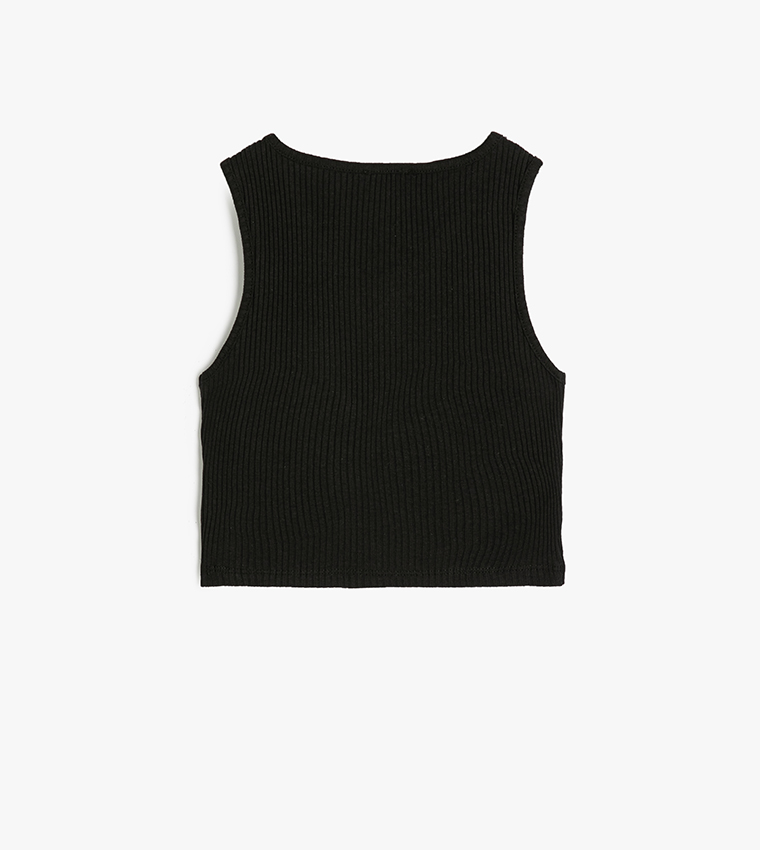 Buy Koton Long Sleeve Collared Neck Top In White | 6thStreet Saudi Arabia