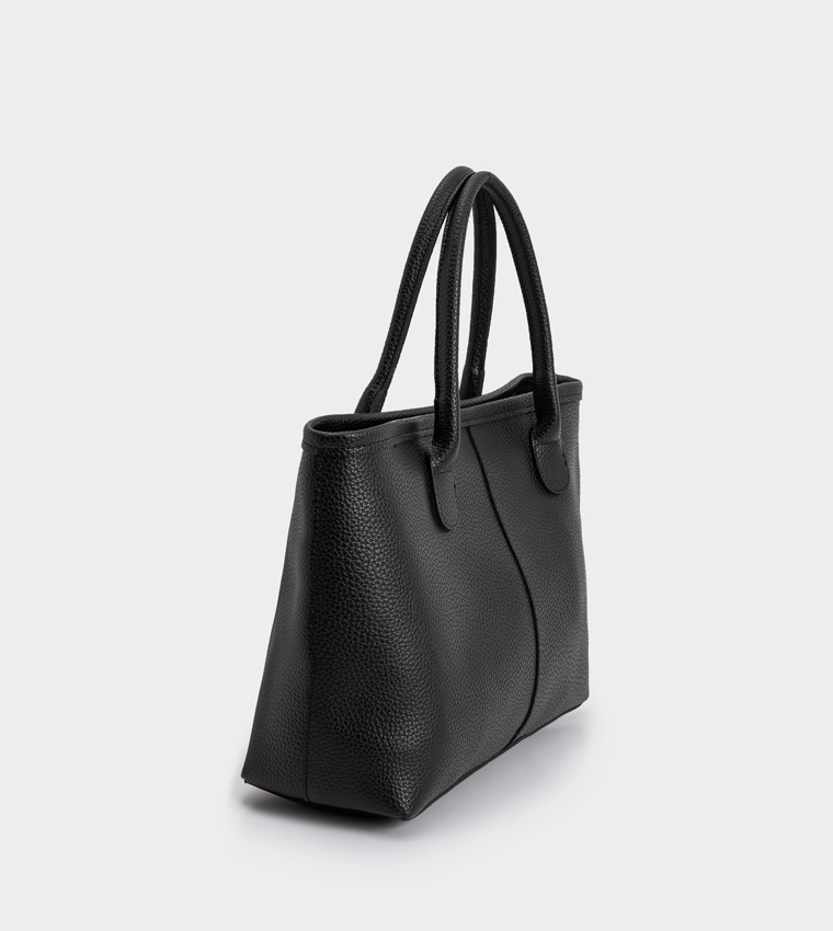 Textured Tote Bag
