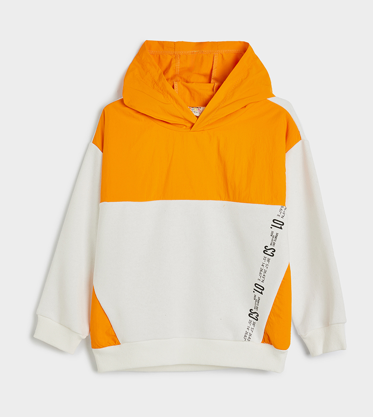 Buy Koton Color Block Long Sleeves Hoodie In Multiple Colors