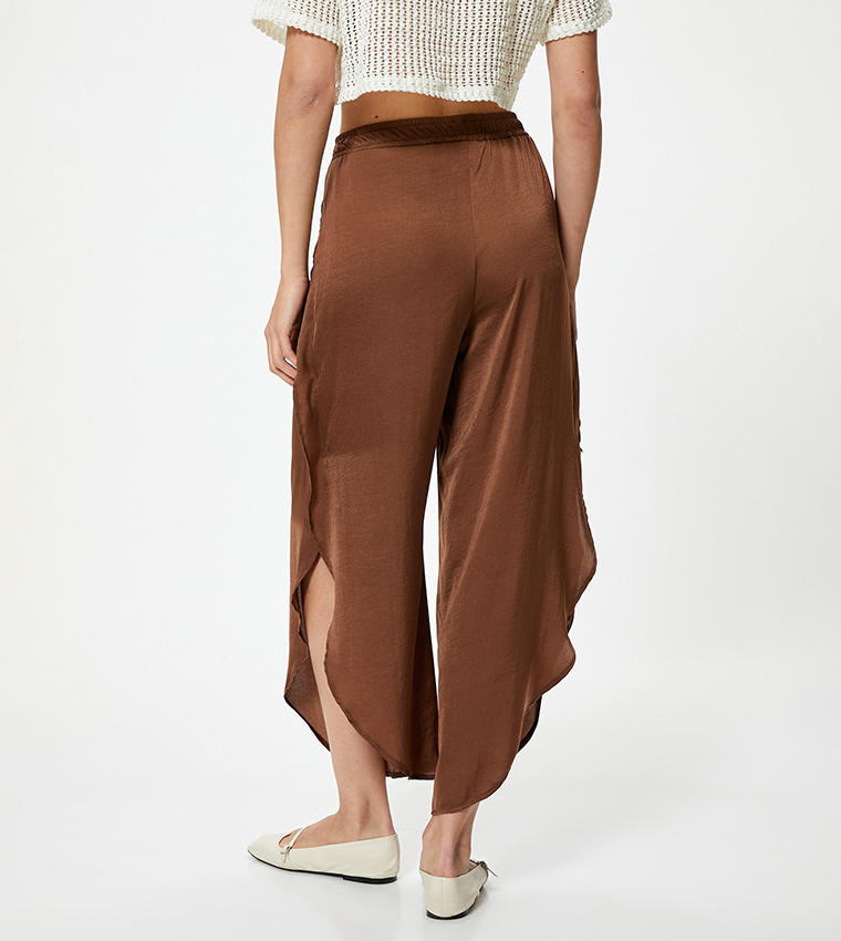 Asymmetric Relaxed Fit Pants