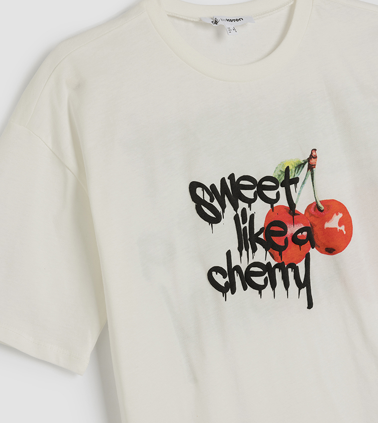 Back Printed Short Sleeves T-Shirt