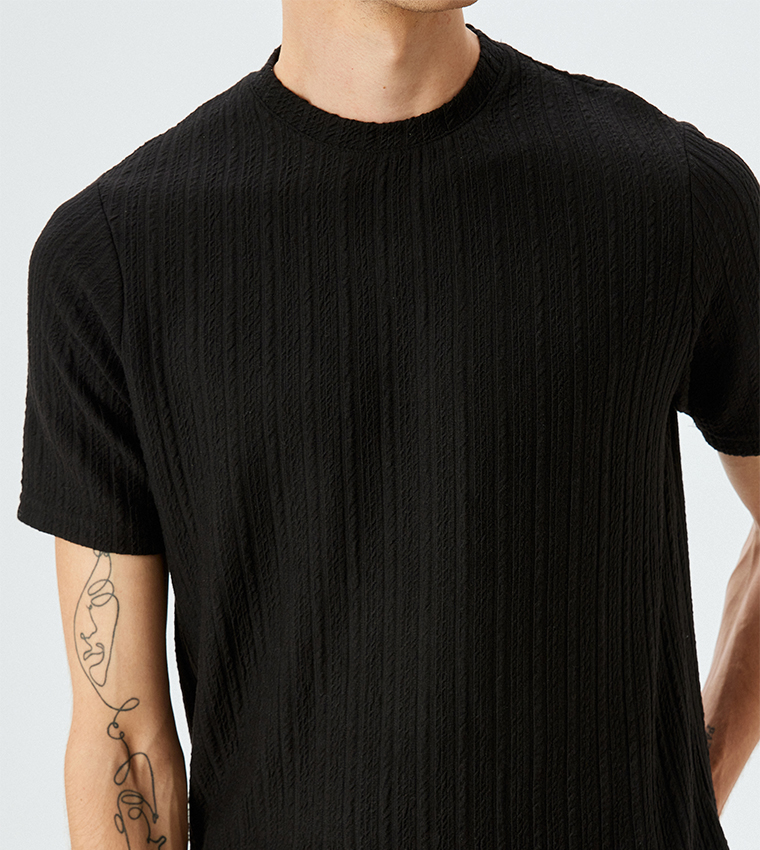 Solid Crew Neck Oversized T-Shirt