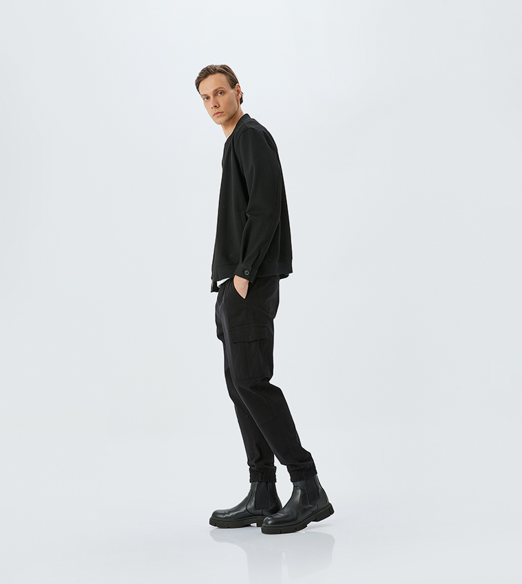 Mid Rise Cargo Trousers
