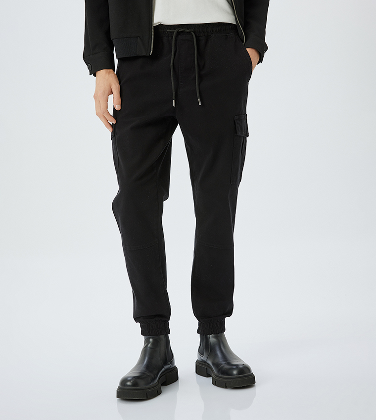Mid Rise Cargo Trousers